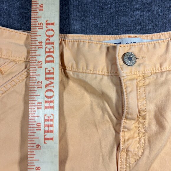 Vintage GAP Jeans Orange Cream Denim Mini Skirt – Size 6 - Picture 7 of 15